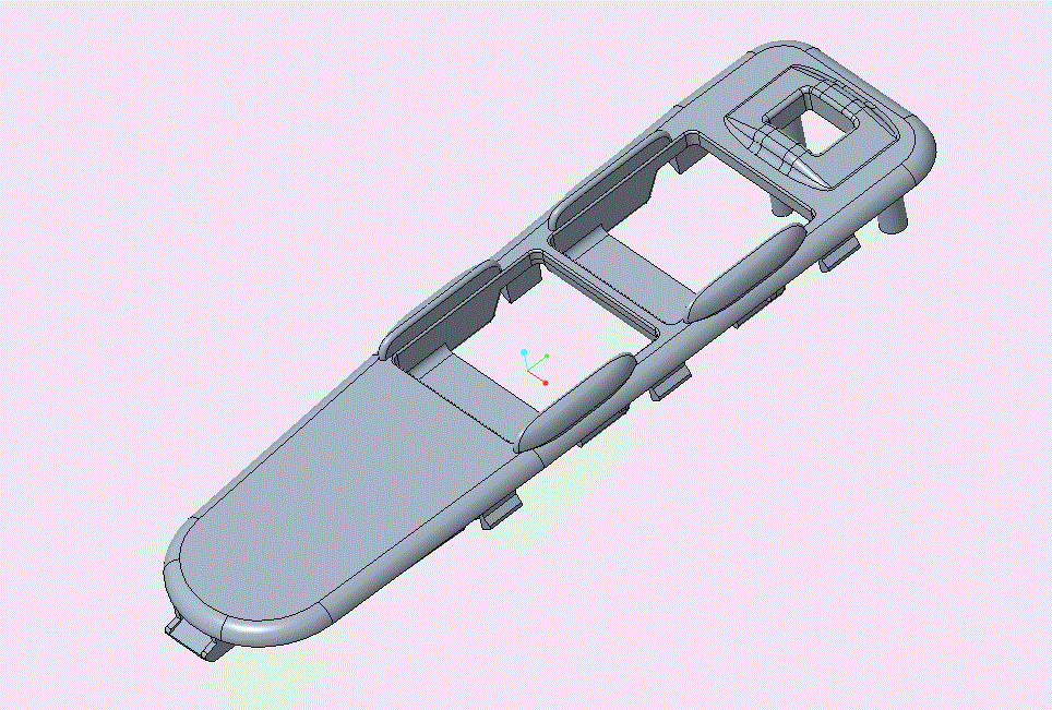 JJ8023-左前开关控制面板的注塑模具设计[含UG三维图]