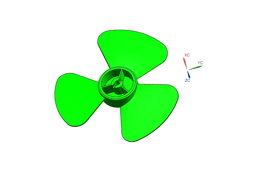 JJ8025-风扇叶、排风扇叶的注塑成型工艺与模具设计[含UG三维图]