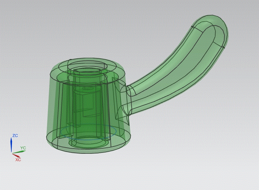 JJ8028-混水阀把手塑料注塑模具设计[含UG三维图]