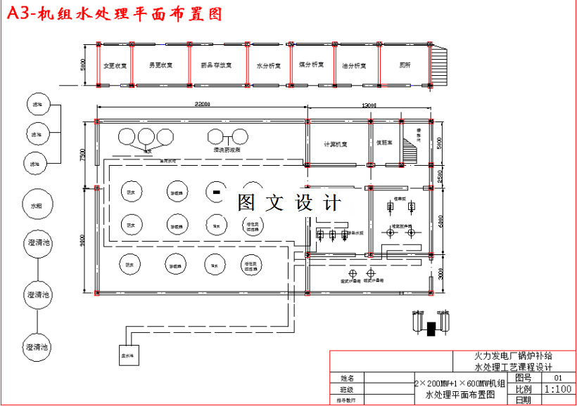 M3435-1×600MW机组火电厂水处理工艺设计