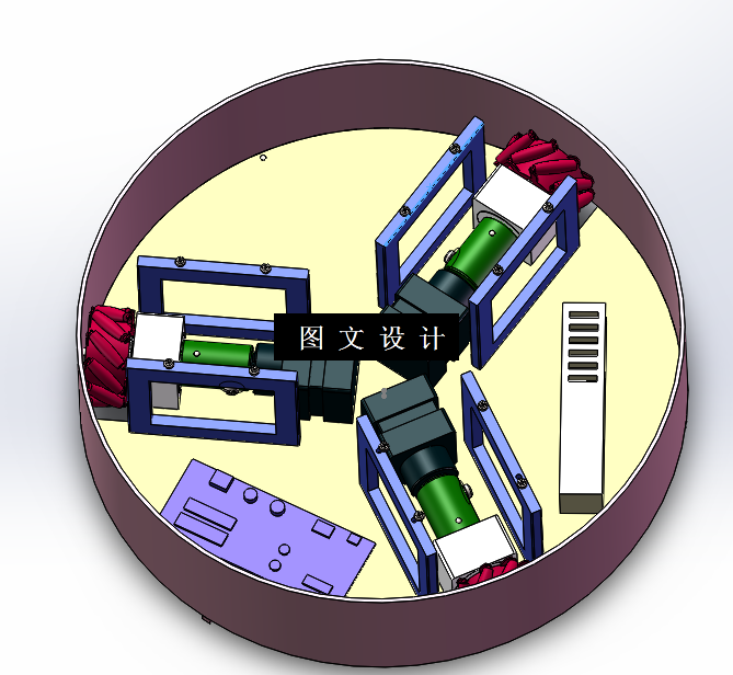 M2295-印刷总体平台结构设计[含SW三维图]
