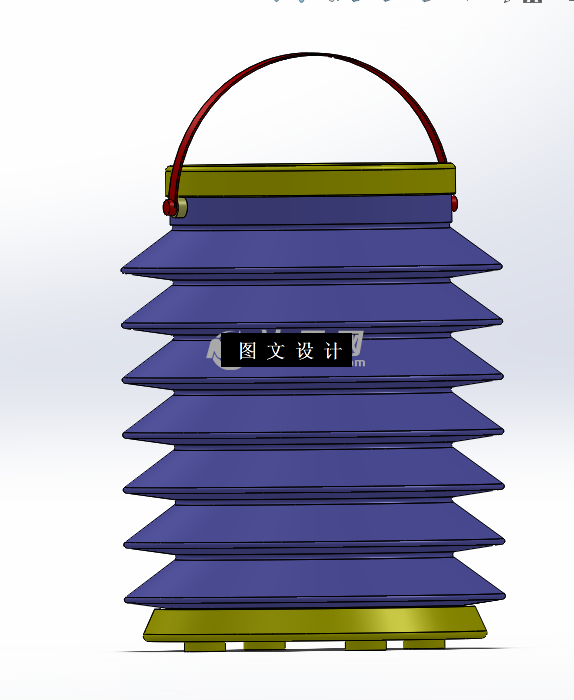 M2310-折叠式垃圾桶设计[含SW三维图]