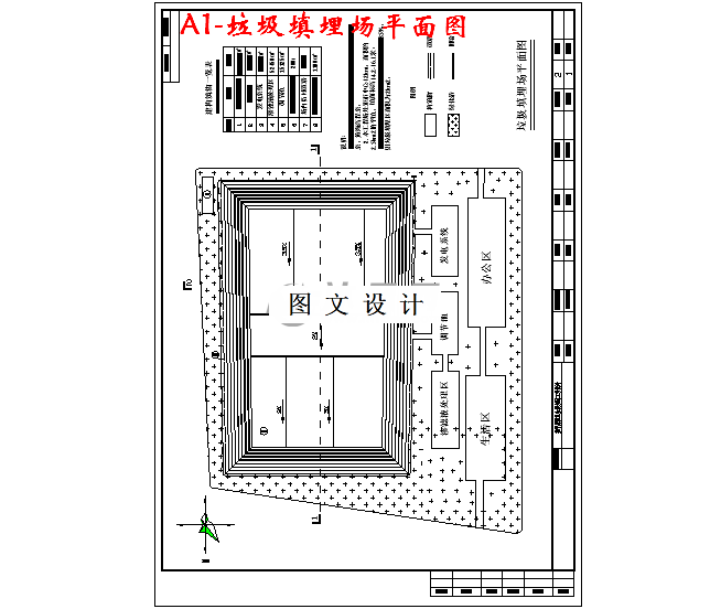 M2841-某平原型卫生填埋场工艺设计