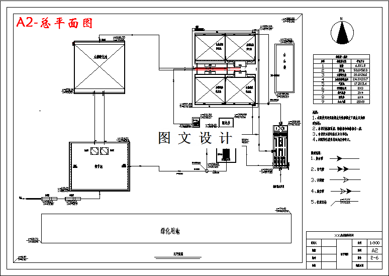 M2871-某10000m3d印染废水处理站设计