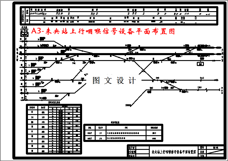 M2896-某站上行咽喉计算机联锁工程设计