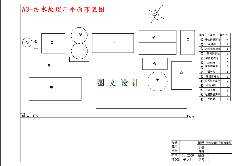 M3555-10000m3d城市污水处理厂综合方案设计