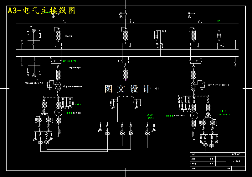 M4225-2×300MW发电厂电气部分初步设计