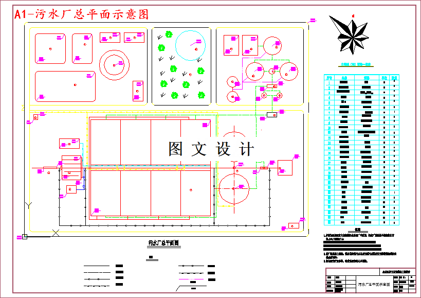M3611-6万m3d污水处理厂排水工程设计