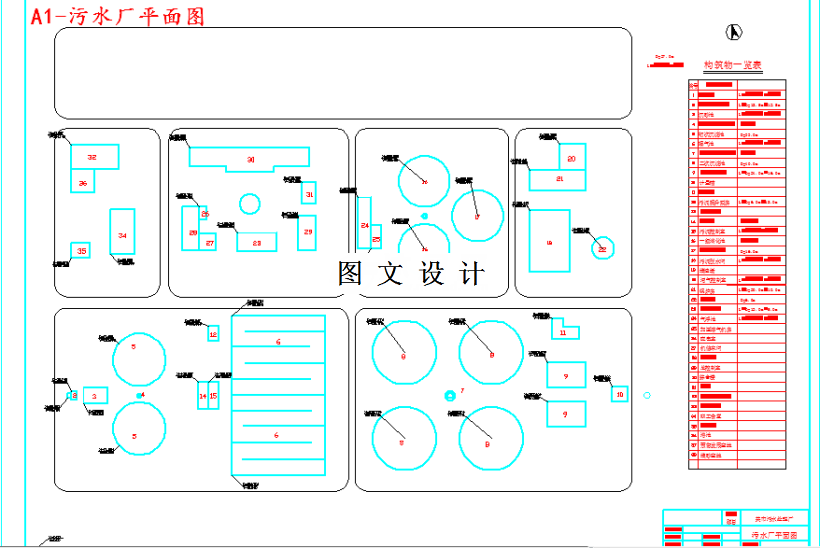 M3613-15m3d排水工程规划污水处理厂设计