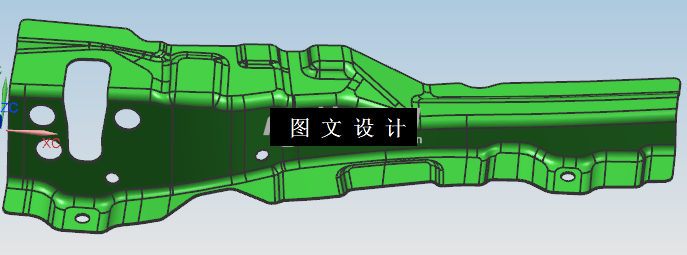 M4985-汽车左右前门锁加强板成形工艺及模具设计[含UG三维图]
