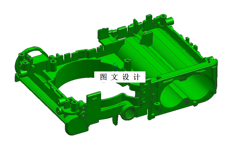 M5169-数码相机骨架结构塑料模具设计[含UG三维图]