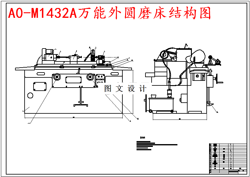 M5612-CBN磨床及修整装置设计