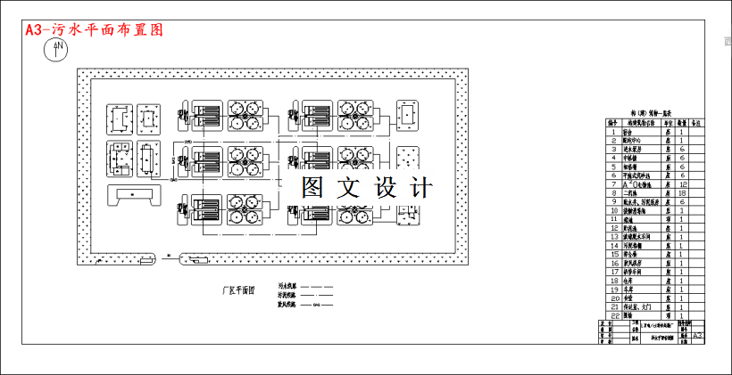 M3547-某日处理水量1万m3污水处理厂工艺设计