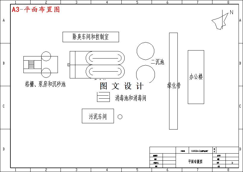 M3548-1万吨城市污水综合处理厂的设计
