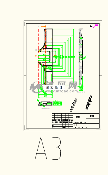 M8693-舒适款儿童座椅塑件的注塑成型模具设计