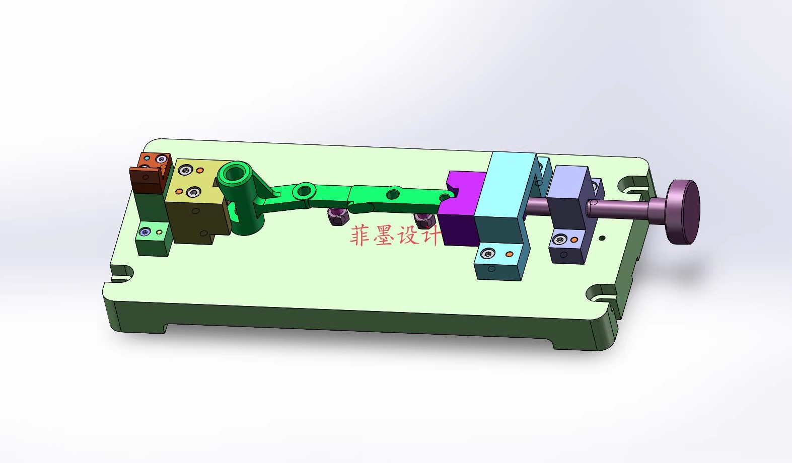 M8838-调速杠杆[135调速器]工艺及铣小头面夹具设计【含SW三维图】