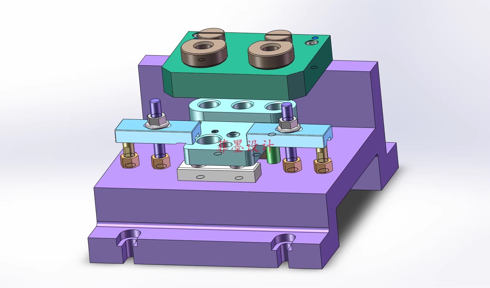 M8962-多孔连接板加工工艺及钻15孔夹具设计【含SW三维图】