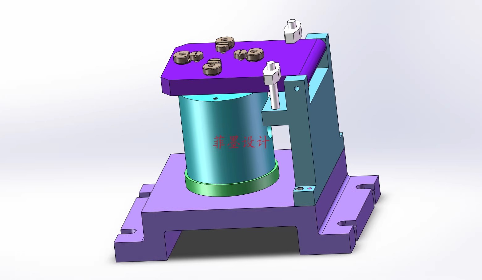 M8967-十字头加工工艺及钻M6孔夹具设计【含SW三维图】