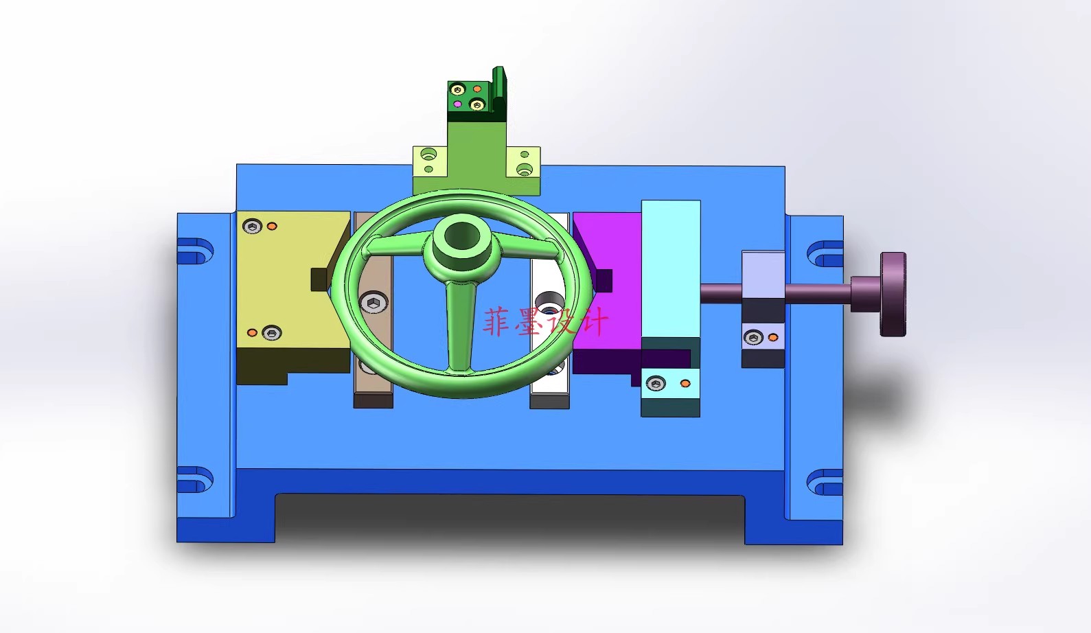 M8973-手轮加工工艺及插键槽夹具设计【含SW三维图】