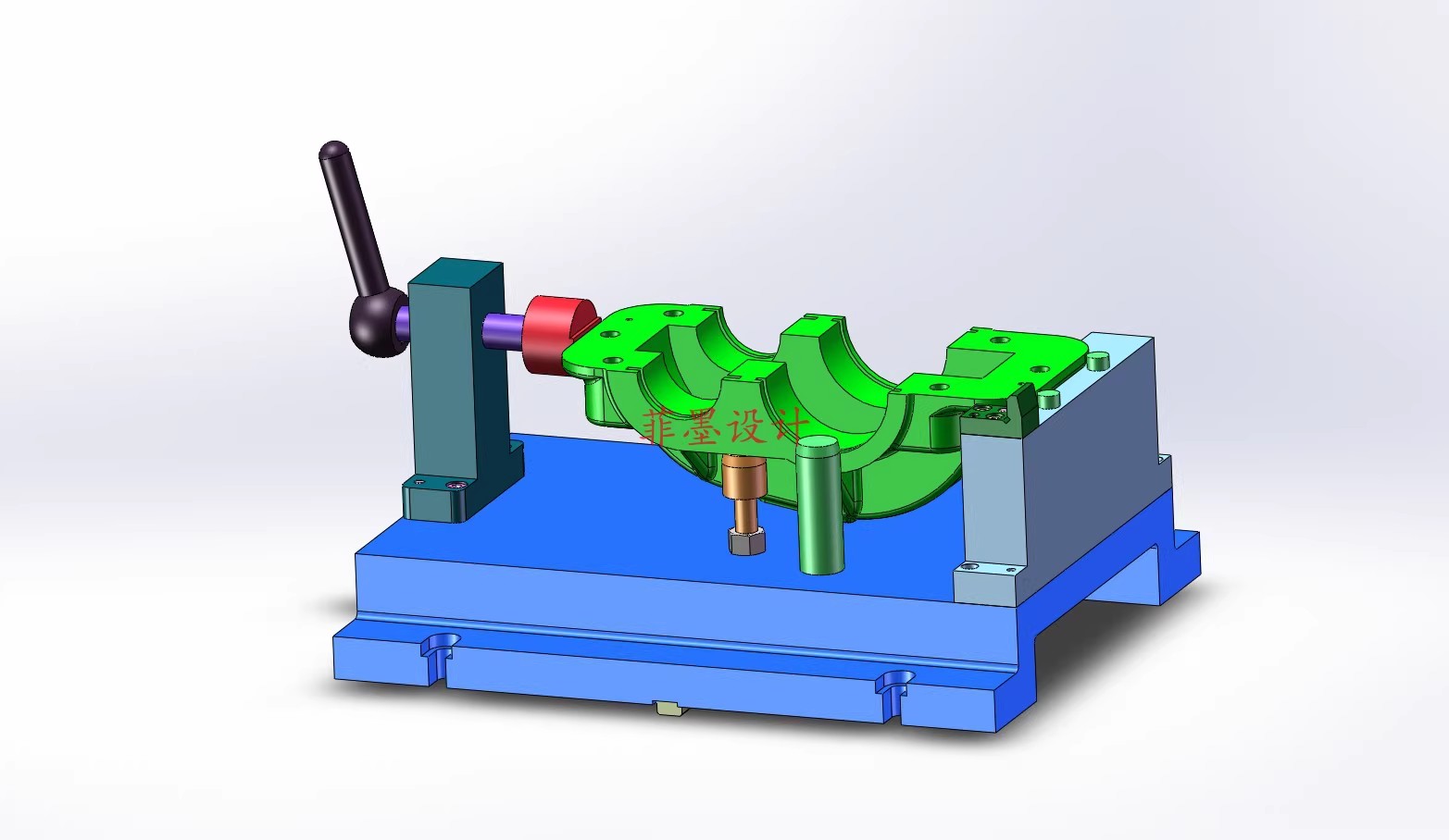 M8989-减速器箱盖加工工艺及铣底面夹具设计【含SW三维图】