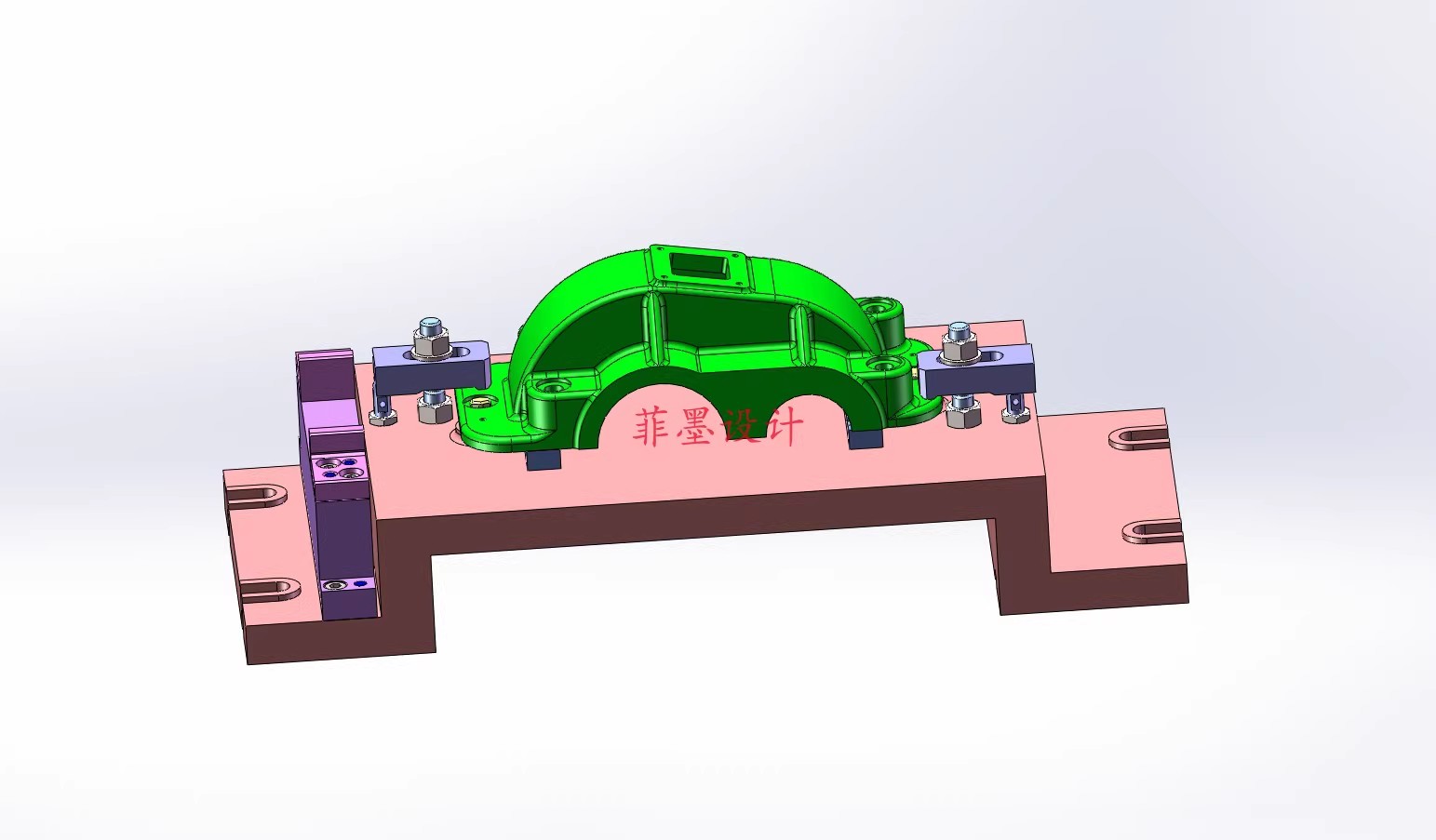M8991-减速器箱盖加工工艺及铣侧面夹具设计【含SW三维图】