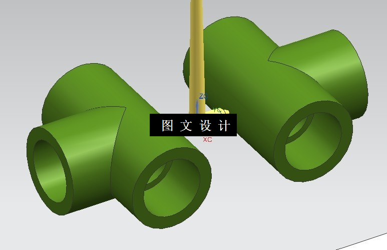 N1192-供水三通管注塑模具设计【含UG三维图】