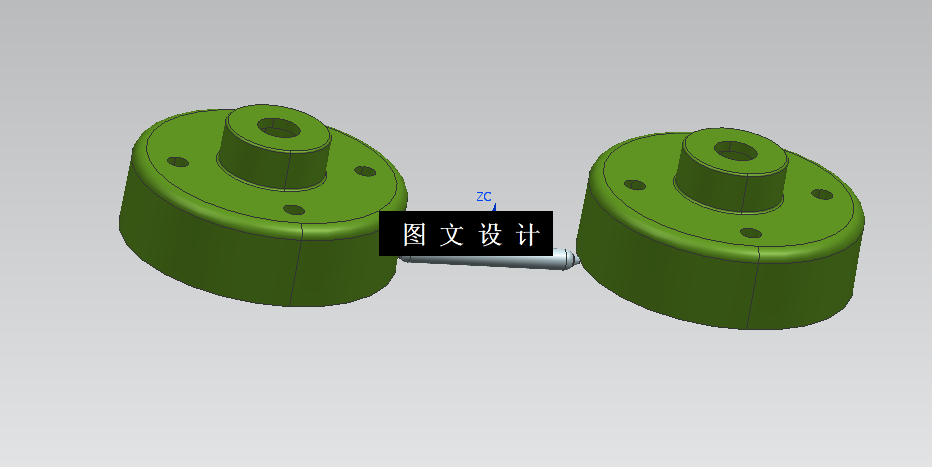 N1298-台阶端盖注塑模具设计-长65【含UG三维图】