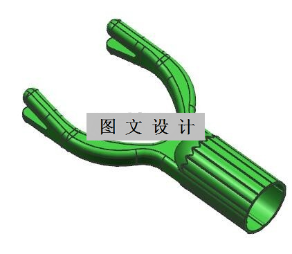 N1367-晾衣叉注塑模设计【含UG三维图】