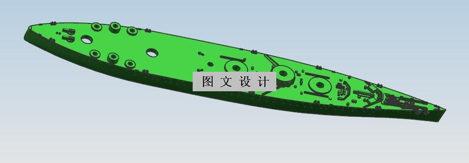 N1570-罗德尼战列舰舰体塑料模具设计【含UG三维图】