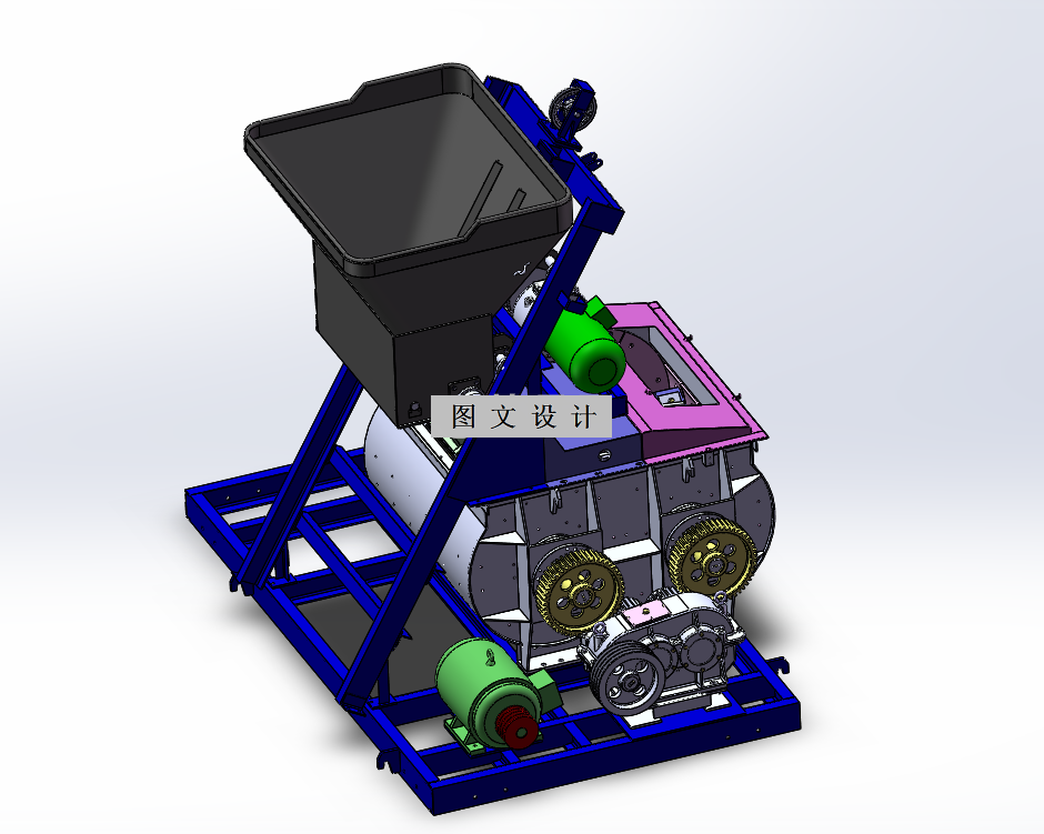 N2235-双轴搅拌机设计【含SW三维图】