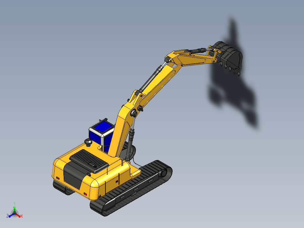 N2606-WY50挖掘机工作装置系统设计【含UG三维图】