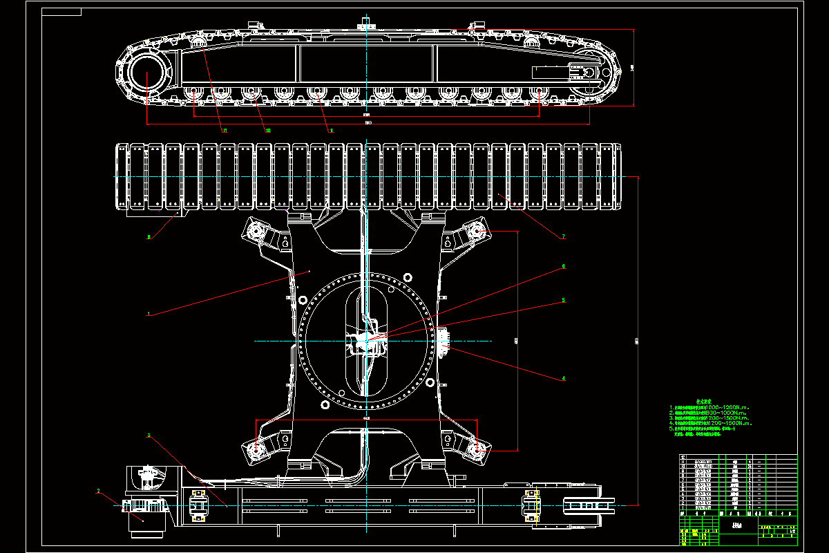 N2640-JDCC1000型履带式起重机底盘的设计