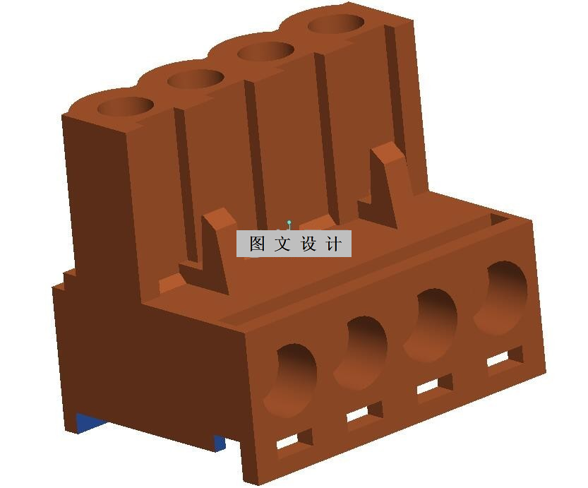 RT228-4P接线头接线端子注塑模具设计【含UG三维图】
