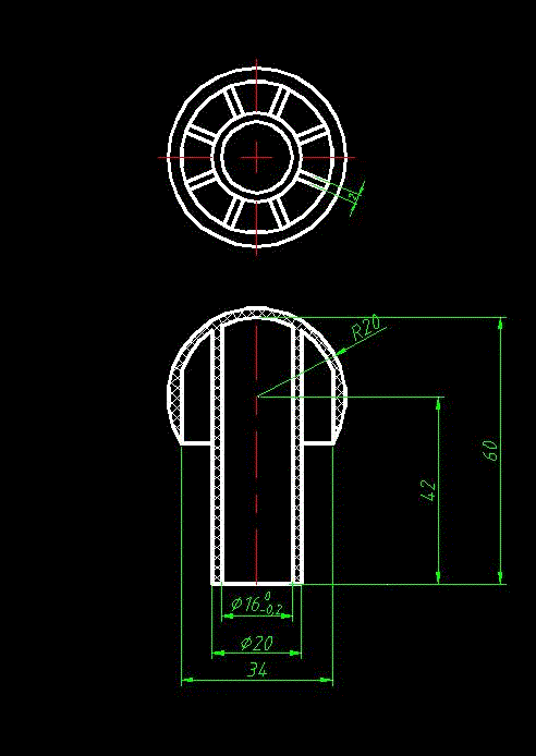 RT253-空心球柄注塑模具设计