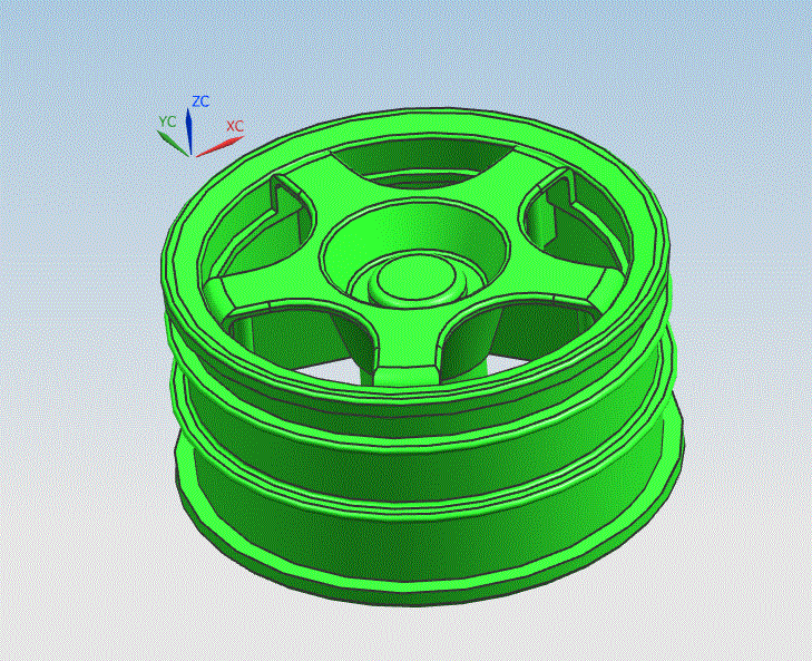 RT264-玩具车轮帽轮毂注塑模具设计【含UG三维图】