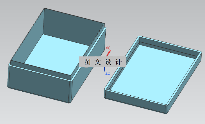 RT446-储物盒上下盖注塑模具设计【含UG三维图】