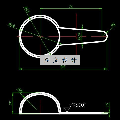 N1995-奶粉勺注塑模设计-长105