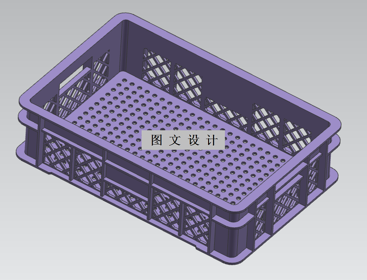 RT461-周转箱周转筐注塑模具设计【含UG三维图】