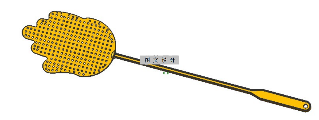 RT488-苍蝇拍注塑模具设计【含UG三维图】