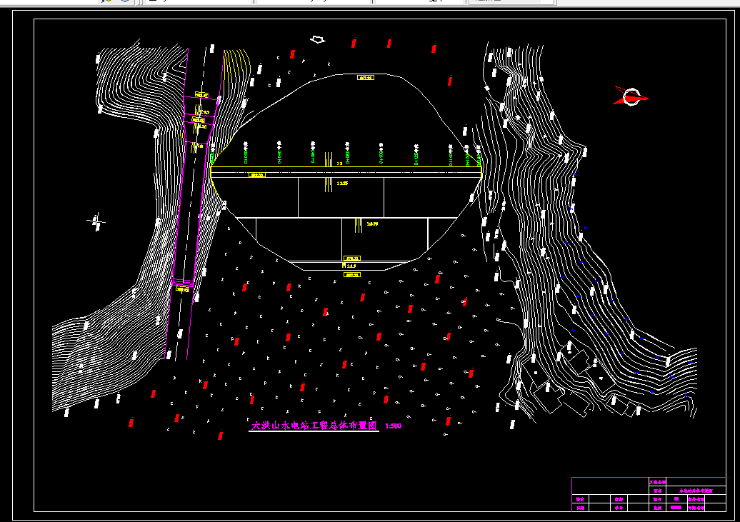 Z387-某水利枢纽均质土石坝方案设计
