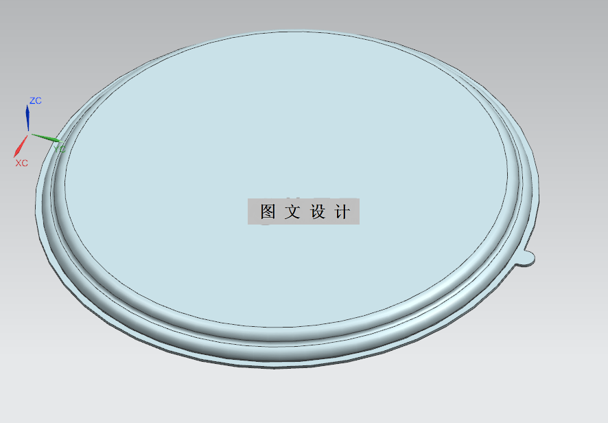 N2823-圆形糖果盒塑料盖模具设计【含UG三维图】