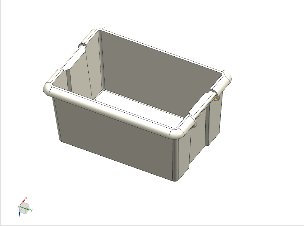 Z493-储物箱注塑工艺及模具设计【含UG三维图】