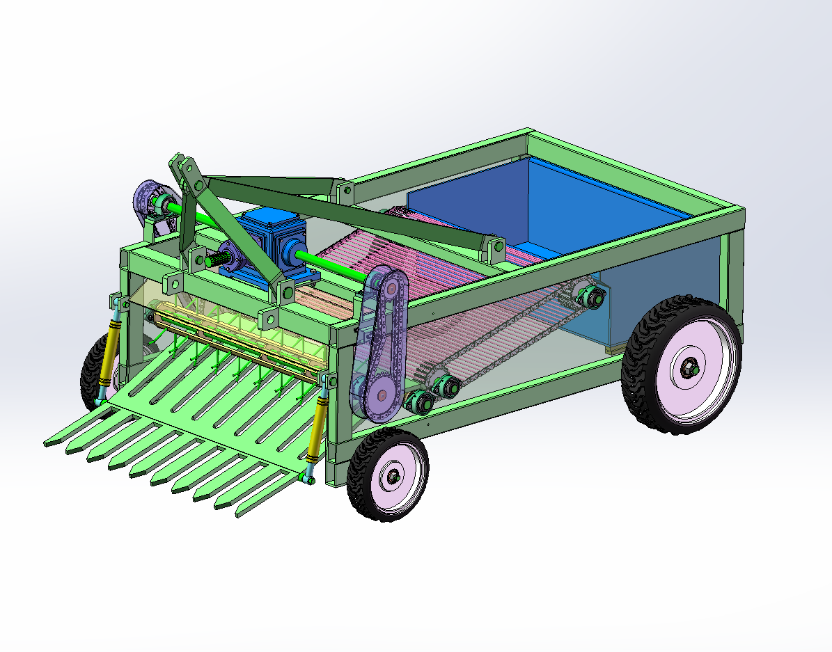 N3360-玉米根部回收机设计【含SW三维图】