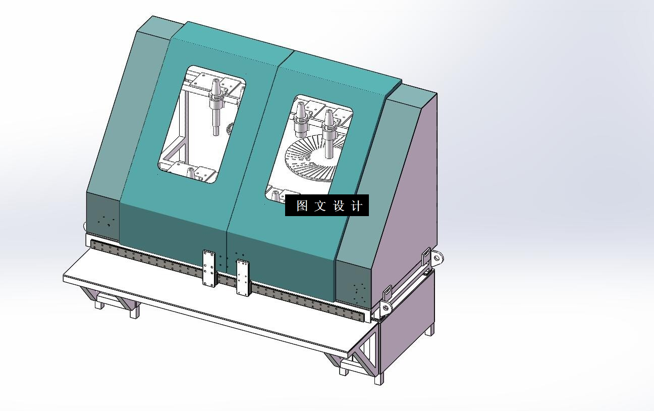 N3120-机器人用封闭式刀具库电动门设计【含SW三维图】