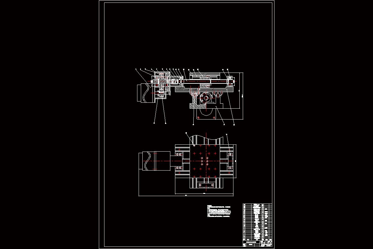 N3761-XY数控工作平台结构的设计