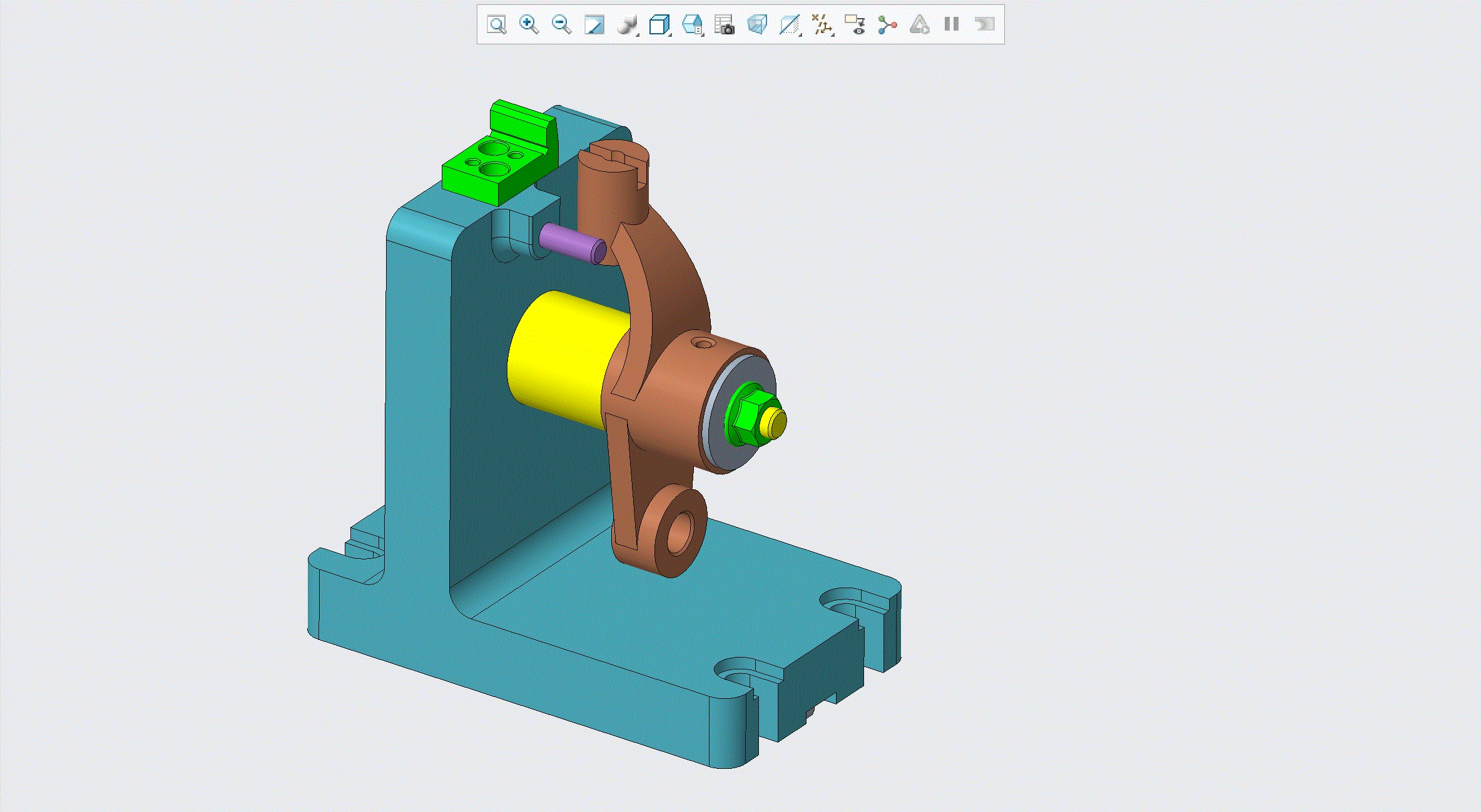 N3152-推动架加工工艺及铣6mm槽夹具设计【含Creo三维图】