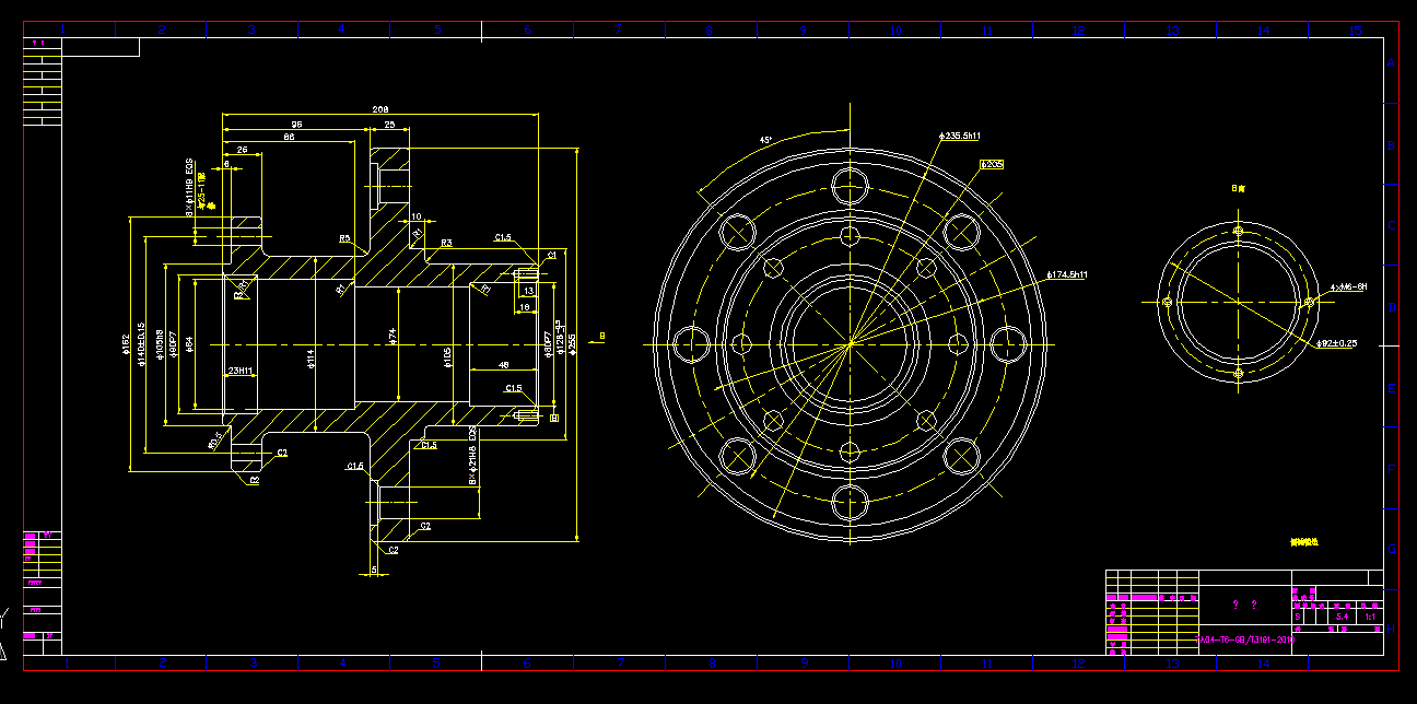 Z691-铝合金轮毂径向反向复合挤压工艺及模具设计