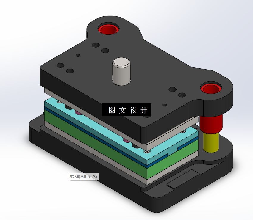 KF276-压簧冲压工艺模具设计【含SW三维图】