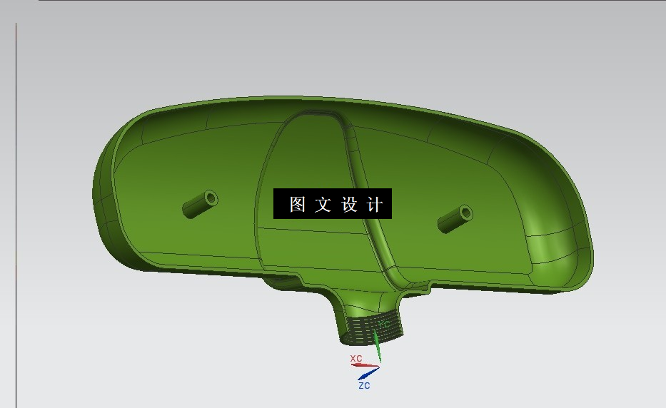 N3323-塑料台灯上盖零件模具设计【含UG三维图】