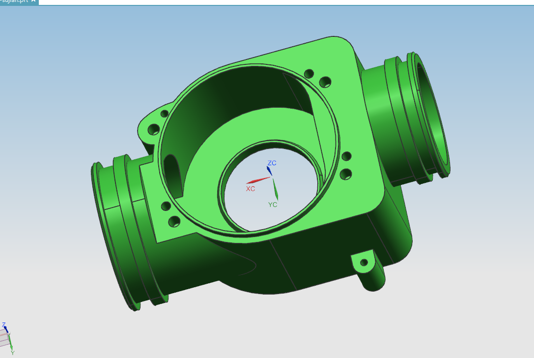 Z1352-蓝宝石水表阀体注塑模具设计【含UG三维图】